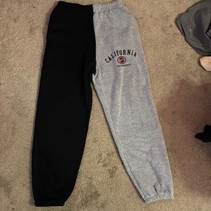 Shein Black and Grey Sweatpants